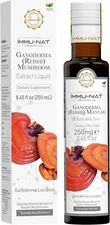 Immu-nat Ganoderma Reishi Mushroom Liquid Supplement - 8.5oz - Immune Support