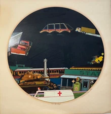 Thomas Seawell "The Bridges " Color Serigraph Limited 17-40