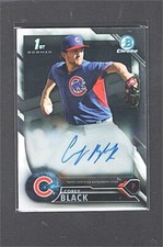2016 BOWMAN COREY BLACK  CERTIFIED AUTOGRAPHED CUBS CARD NM