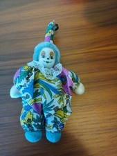 Vintage 5" Clown With Hat And Bell