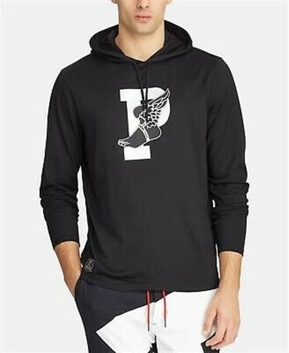 NWT Polo Ralph Lauren P-wing P wing Hoodie Hooded T shirt T-shirt M | eBay