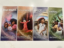 2023 Walt Disney World Theme Park Guide Maps - 4 Maps - 50th Anniversary
