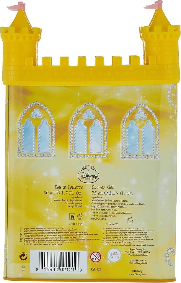 Disney Belle Castle Giftset For Girls, 50 Ml + Shower Gel, 75 New SEALED! - Изображение 3 из 4