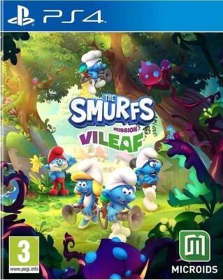 The Smurfs Mission Vileaf PS4 | Neuwertige Disc | OVP | PS5 kompatibel
