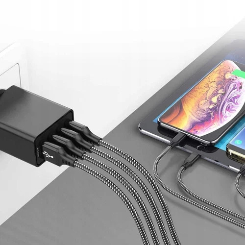 2 szt. Szybka ładowarka USB 3.0 Wielokrotny 4-krotny zasilacz Adapter Komórka Tablet - Zdjęcie 5 z 12