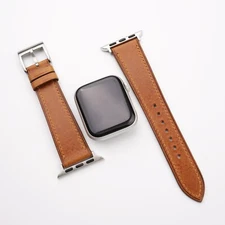 Golden Tan Vachetta Leather Apple Watch Band 38mm 40mm 41mm 42mm 44mm 45mm