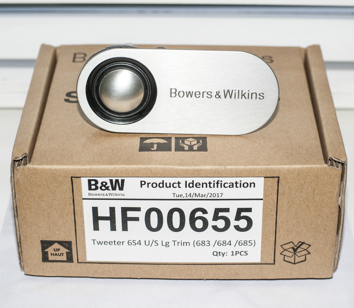 Tweeter Di Ricambio Bowers &amp; Wilkins HF00655 Per Diffusori 683, 684, 685, Originale