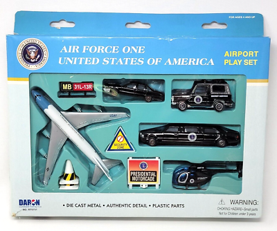 Daron Air Force One Airport Play Set Toy Die Cast Metal Authentic