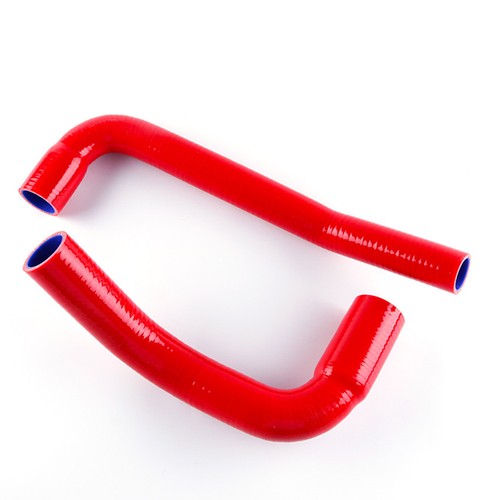 1987-2006 Jeep Wrangler YJ / TJ 2.4L-4.2L Red Radiator Silicone Coolant Hose Kit - Imagen 4 de 9