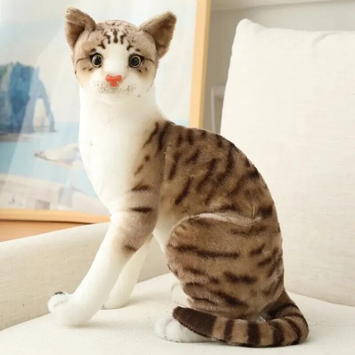 Cute Plush Cat Doll Soft Stuffed Kitten Toy Cartoon Kids Baby Birthday Gifts New - Picture 10 of 11