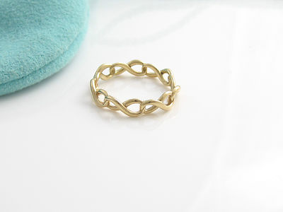 Tiffany \u0026 Co 18K Gold Infinity Narrow 