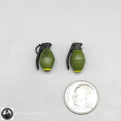 1:6 scale Whoho Toys Vietnam 173rd Airborne LRRP M26 Grenades for 12'' Figures