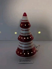 Target Bullseye Playground Christmas Peppermint Tree Light Up Ceramic 