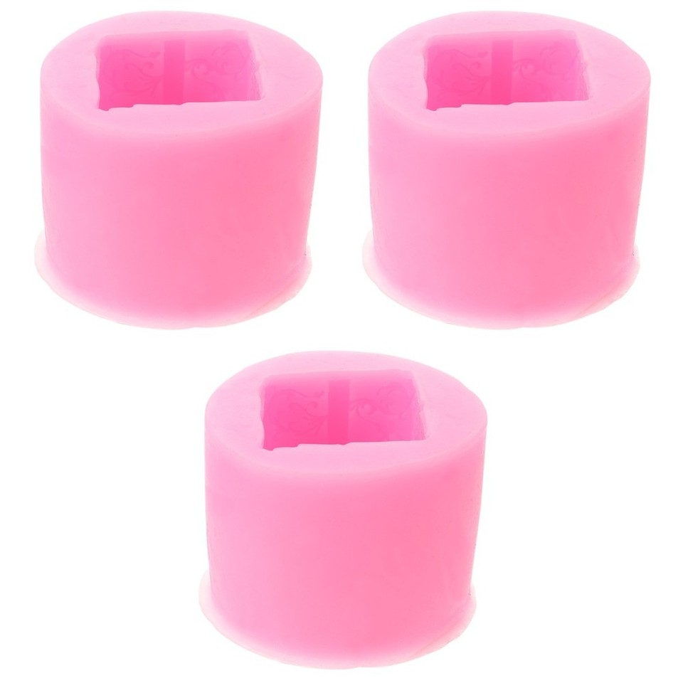 GROFIS Set Di 2 Stampi Per Candele Fai Da Te 3D Stampo Silicone