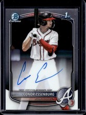2025 Bowman Draft Conor Essenburg Chrome 1st Auto Atlanta Braves CPA-CE