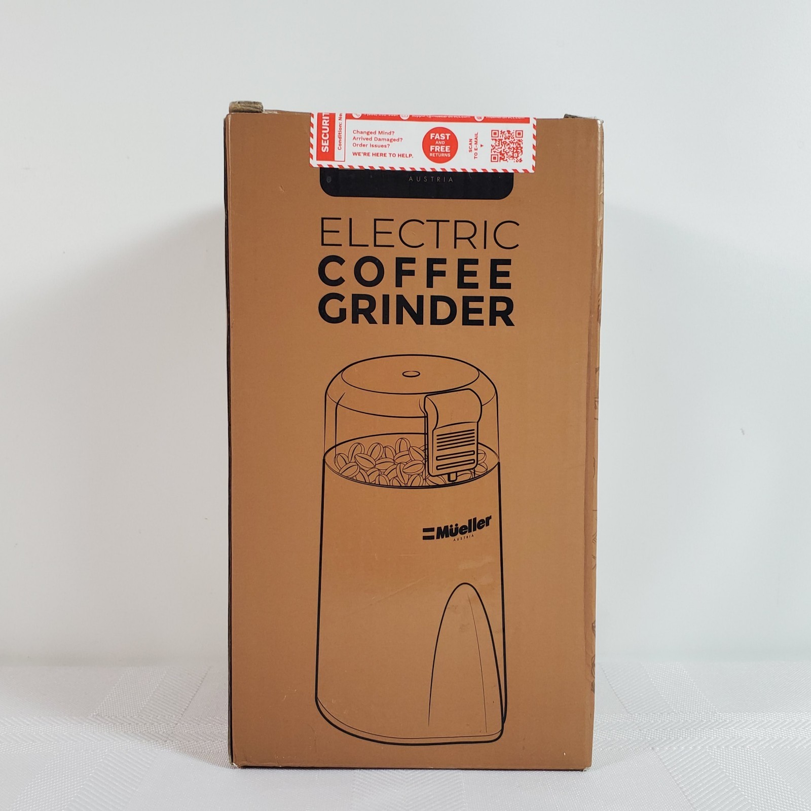Mueller Model 550K-BLACK HyperGrind Precision Electric Coffe