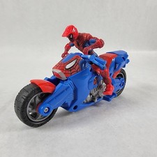 2009 Hasbro Web Rider Spiderman Zoom N Go Pull Back Racing Complete USED