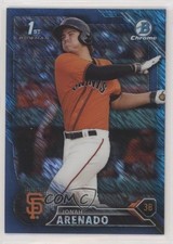 2016 Bowman Chrome Prospects Blue Shimmer Refractor Jonah Arenado #BCP240 0l1