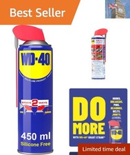Precision WD-40 450ml Spray - 5-in-1 Lubricant for Maintenance & Rust Protection 22.20 per litre