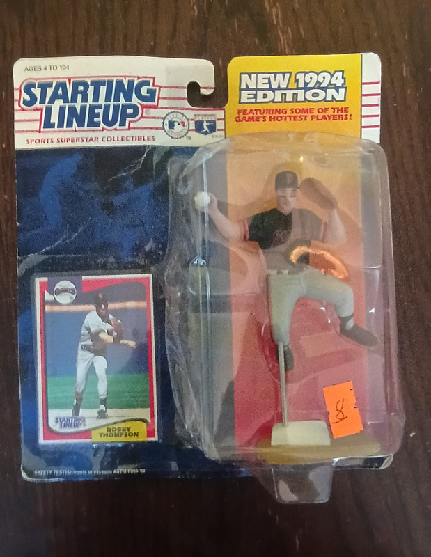 Kenner Starting Lineup Robby Thompson MLB Figure 1994 New Edition Carded