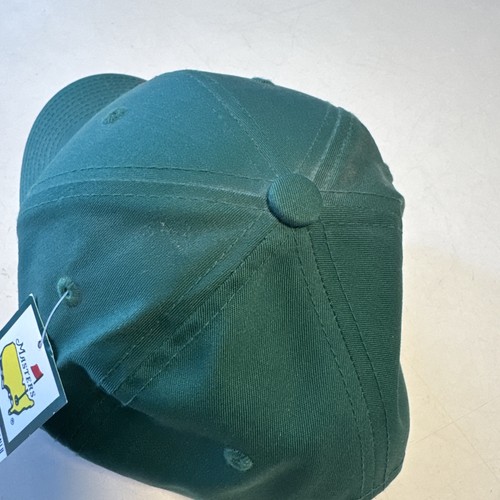 Masters Augusta National New Vintage Member Hat Green Leather Strap Undated - Picture 11 of 11