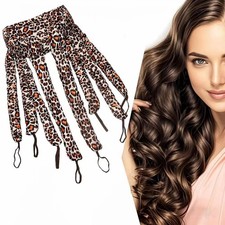 Satin Heatless Hair Curler for Long - 1 Count Pack of 1 , Leopard Color