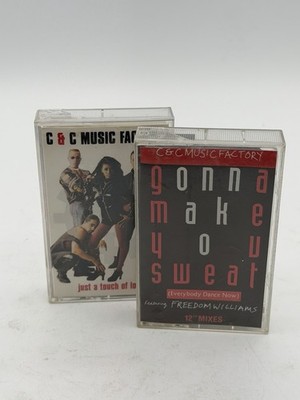 C+C Music Factory Cassette Tape Lot Of 2 90s Dance Music Super Hits
