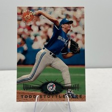 1995  TODD STOTTLEMYRE Topps Stadium Club #66 Virtual Reality Blue Jays (2461)