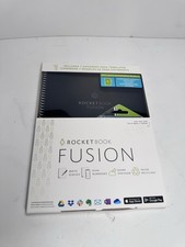 Rocketbook Fusion Smart Notebook Black Bundle Pen & Towel Included RJD New