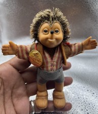1960's Steiff Hedgehog Macki 4.5" Doll Figure w/ Tag