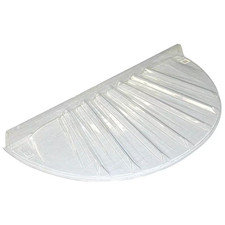 40 In. X 17 In. Low Profile Circular Plastic Window Well Cover
