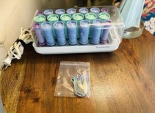 Vtg REMINGTON Smart Setter H1046 Curlers Hot Rollers W/Clips TESTED