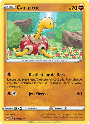 Pokemon Karte Caratroc 085/185 Selten Strahlende Spannung