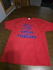 Piggly Wiggly T-Shirt Slinger, Wisconsin Hanes Large Grocery Store Fox Brothers