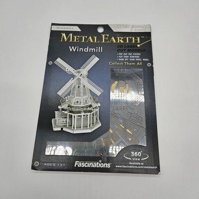 Fascinations Metal Earth Windmill Laser Cut 3D Model Kit MMS038 