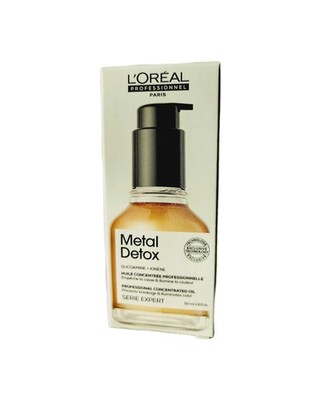 L Oreal Professionnel Serie Expert Metal Detox Concentrated Oil NEW/Sealed 1.6oz