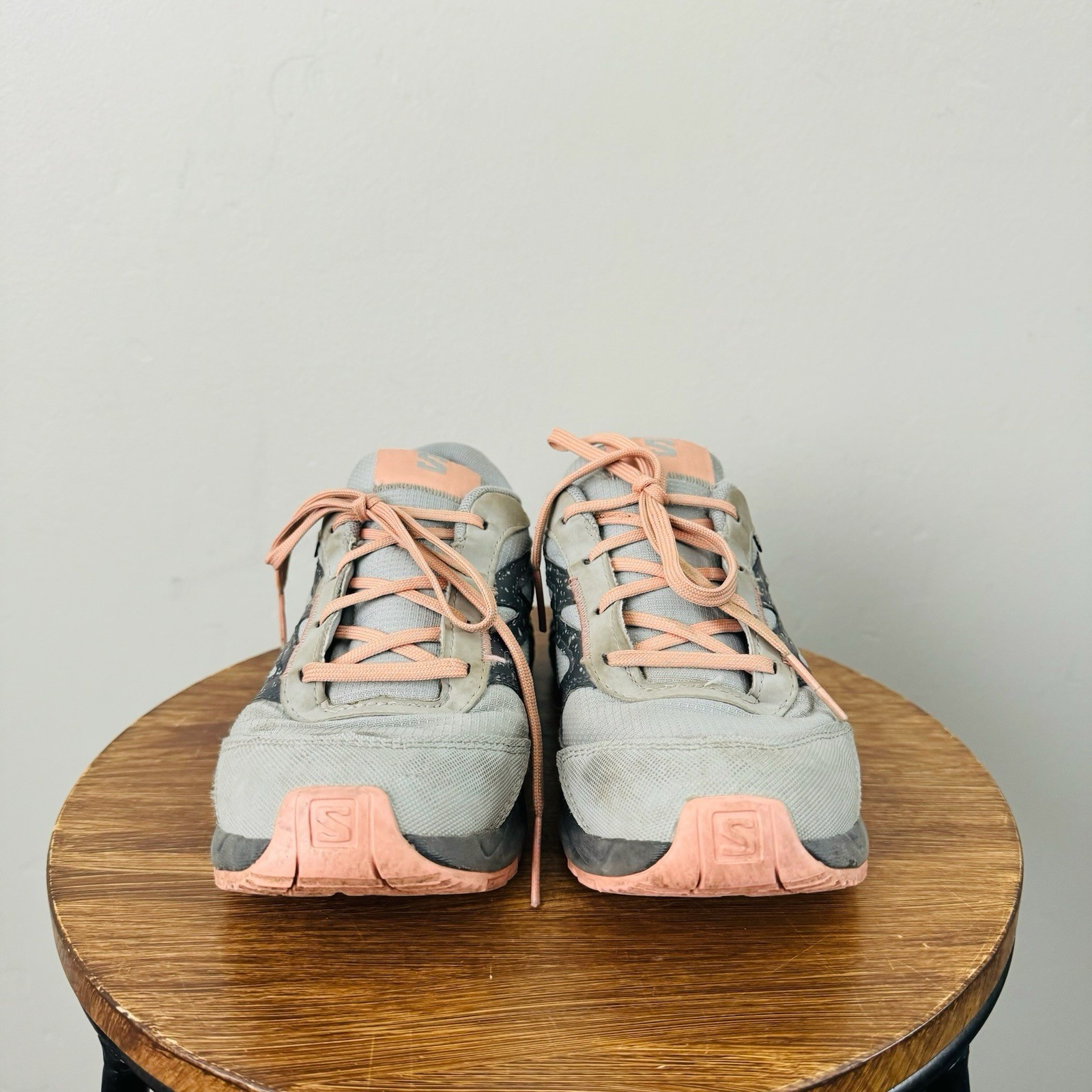 Scarpa da trekking Salomon Outway CS PW grigio rosa junior bambina taglia 3