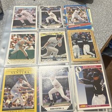 Donruss Robin Ventura Chicago White Sox Sports Trading Card Lot MLB