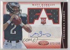 2013 Certified Freshman Fabric Mirror Red Signatures /199 Matt Barkley Auto b6y