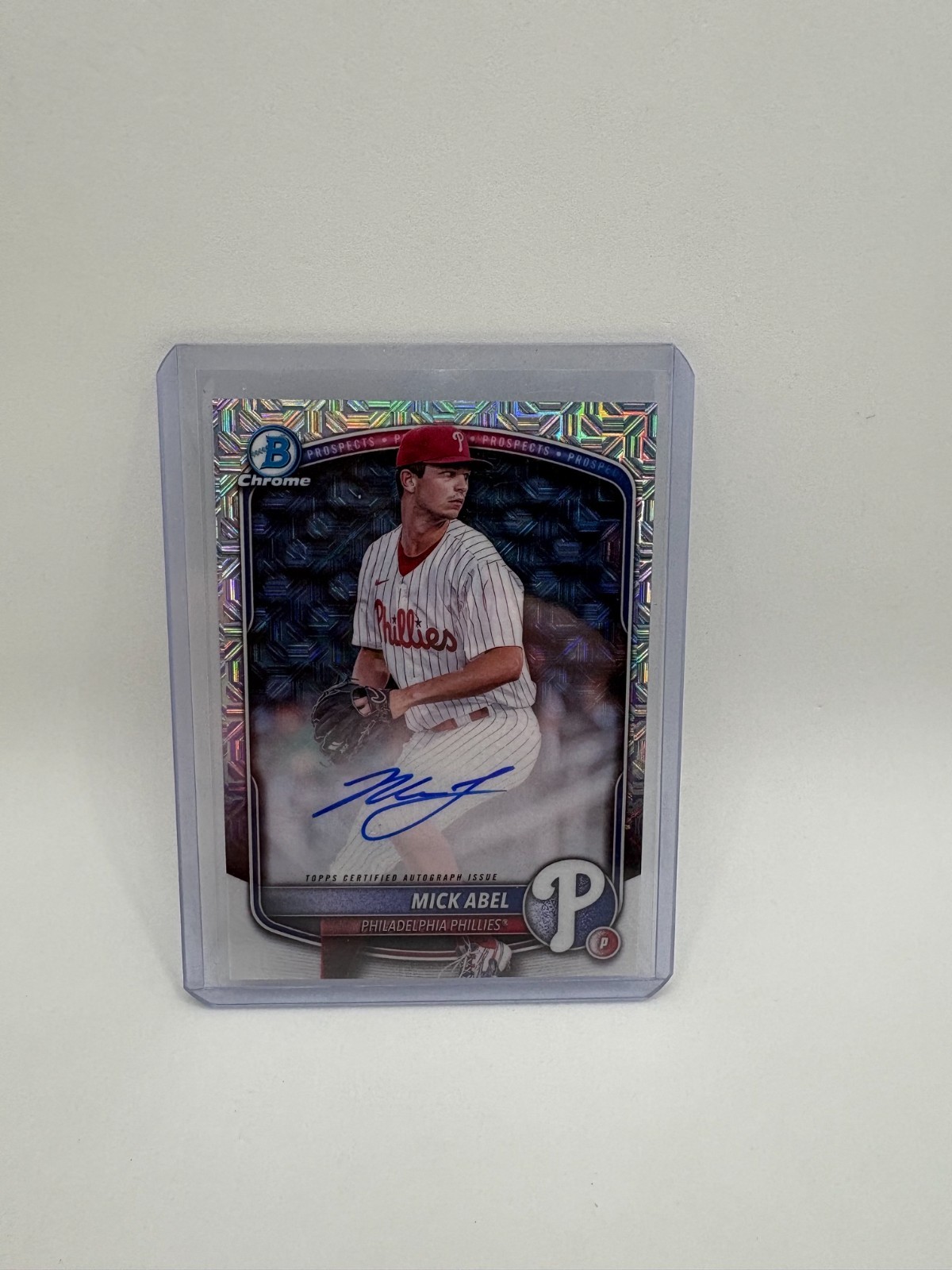 2025 Bowman Mega refractor Mick Abel  auto