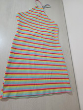 Bailey Rose Women's Multicolor Striped Knit A-Line Midi Tie Dress Size M