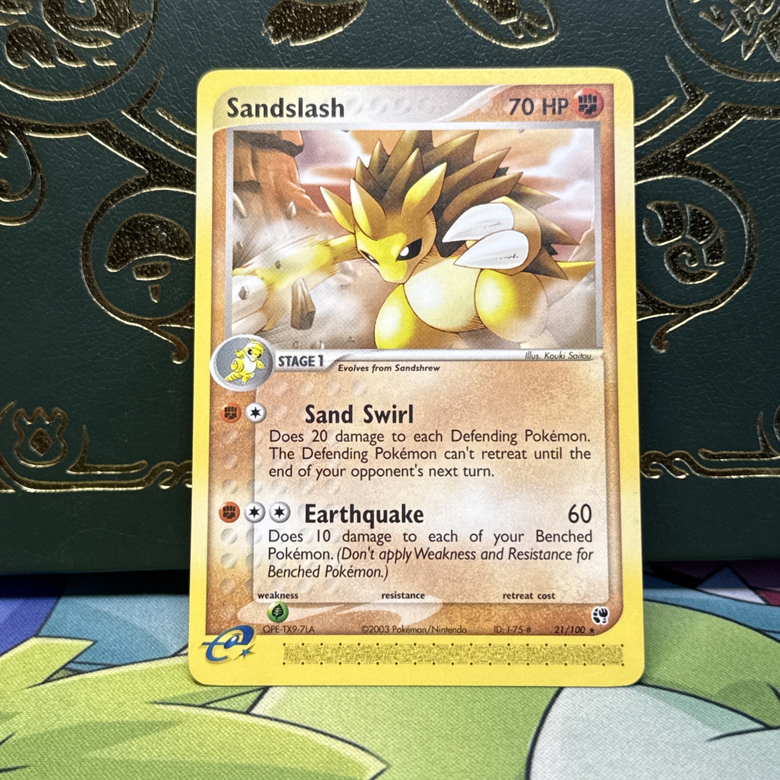 Sandslash – 21/100 – EX Sandstorm (2003) - NM