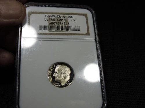 1979-S ROOSEVELT MINT ERROR*** NGC PF 69 ULTRACAMEO***VERY NICE(liquid mirrors)