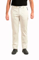 Incotex Slowear Mens Regular Fit Royal Batavia Gray Flat Front Casual Pants