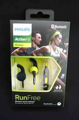 PHILIPS ACTION FIT RUNFREE WIRELESS SPORTS EARBUDS BLUETOOTH NEW IN PACKAGE