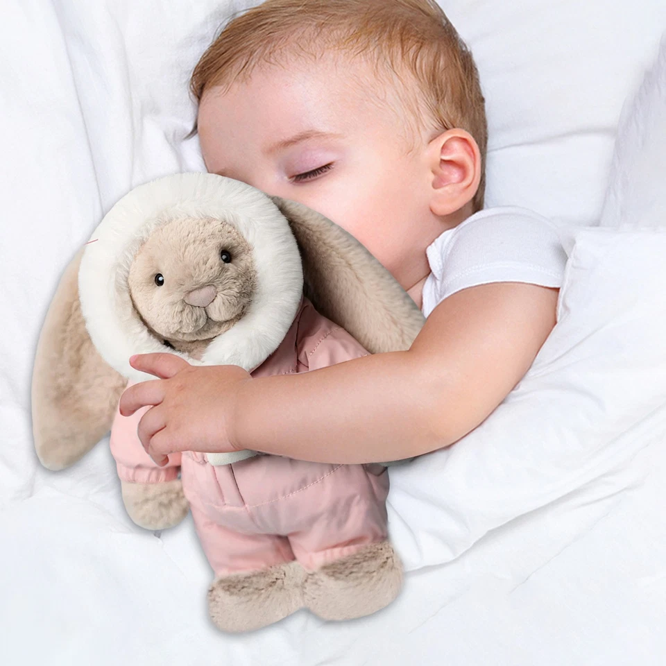 J*ellycat Snow Suit Beige Bunny Plüsch – Bashful BNWT Stofftierspielzeug - Bild 4 von 4