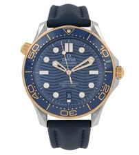 Omega Seamaster Diver 210.22.42.20.03.001 18k Gold Steel Date 42MM Men Automatic