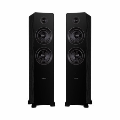 Fluance Powered Floorstanding Tower Speakers for TV, Turntable, PC & Bluetooth