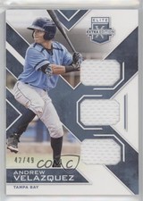 2016 Elite Extra Edition Triple Materials Holo Silver 42/49 Andrew Velazquez 2o7