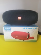 T G TG534 Portable Wireless Bluetooth Speaker Black USB Aux